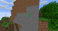 Emerald ores generate high in the mountains (Image via Minecraft 1.19 update)